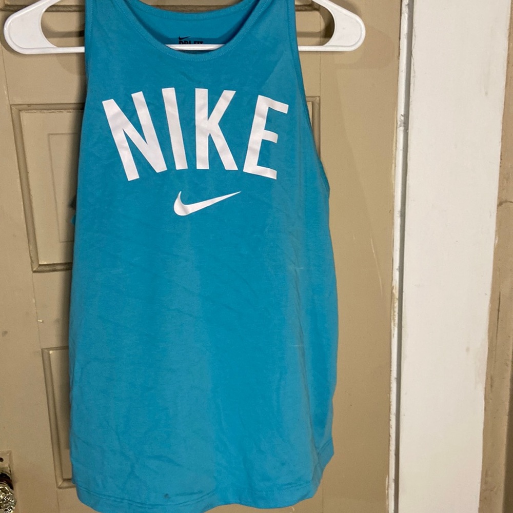 preloved blue sport nike tank